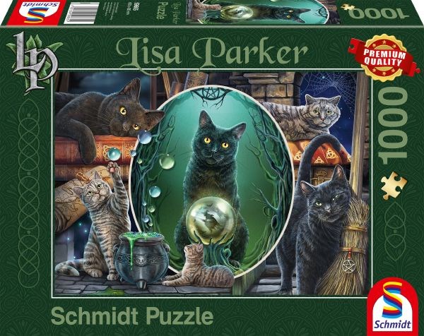 Schmidt Spiele (59665) - Lisa Parker: "Magical Cats" - 1000 pezzi