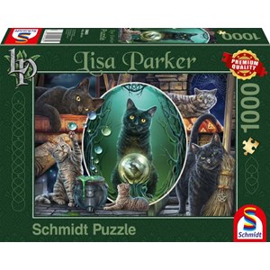 Schmidt Spiele (59665) - Lisa Parker: "Magical Cats" - 1000 pezzi