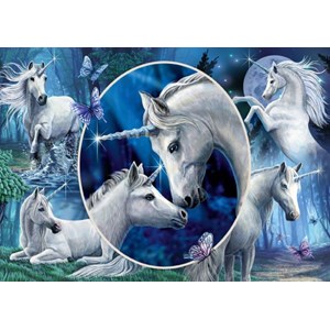 Schmidt Spiele (59668) - Lisa Parker: "Charming Unicorns" - 1000 pezzi