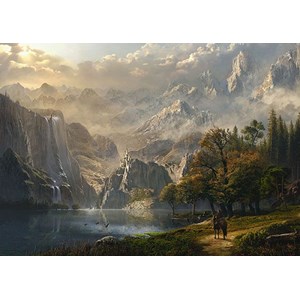 Schmidt Spiele (58399) - "Waterfall Idyll" - 1000 pezzi