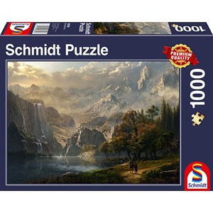 Schmidt Spiele (58399) - "Waterfall Idyll" - 1000 pezzi