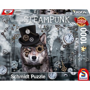 Schmidt Spiele (59647) - Markus Binz: "Steampunk Wolf" - 1000 pezzi