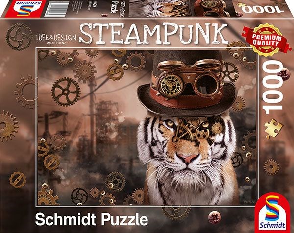 Schmidt Spiele (59646) - Markus Binz: "Steampunk Tiger" - 1000 pezzi