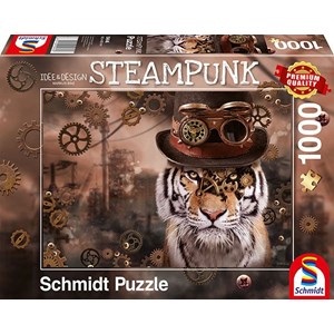 Schmidt Spiele (59646) - Markus Binz: "Steampunk Tiger" - 1000 pezzi