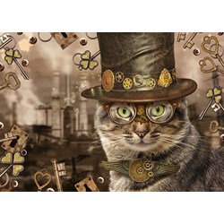 Schmidt Spiele (59644) - Markus Binz: "Steampunk Cat" - 1000 pezzi