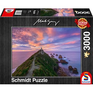 Schmidt Spiele (59348) - Mark Gray: "Nugget Point Lighthouse, New Zealand" - 3000 pezzi