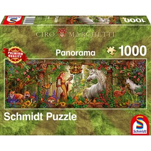 Schmidt Spiele (59614) - Ciro Marchetti: "Magic Forest" - 1000 pezzi
