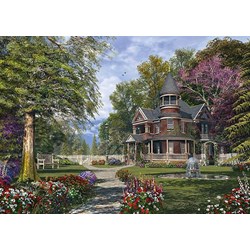 Schmidt Spiele (59617) - Dominic Davison: "Manor House with Tower" - 1000 pezzi