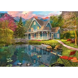 Schmidt Spiele (59619) - Dominic Davison: "Lakeside Retirement Home" - 1000 pezzi
