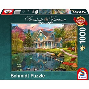 Schmidt Spiele (59619) - Dominic Davison: "Lakeside Retirement Home" - 1000 pezzi