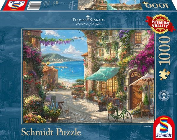 Schmidt Spiele (59624) - Thomas Kinkade: "Italian Café" - 1000 pezzi