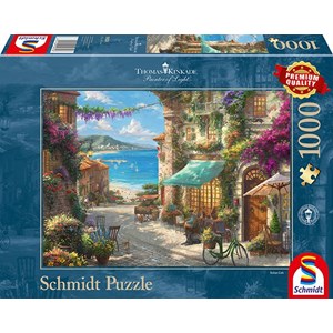 Schmidt Spiele (59624) - Thomas Kinkade: "Italian Café" - 1000 pezzi