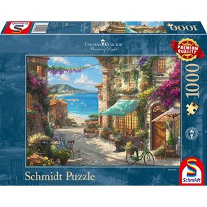 Schmidt Spiele (59624) - Thomas Kinkade: "Italian Café" - 1000 pezzi