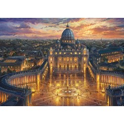 Schmidt Spiele (59628) - Thomas Kinkade: "Vatican Sunset" - 1000 pezzi