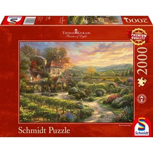 Schmidt Spiele (59629) - Thomas Kinkade: "In the Vineyards" - 2000 pezzi