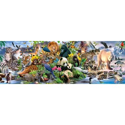 Schmidt Spiele (58384) - "Colorful Animal Kingdom" - 1000 pezzi