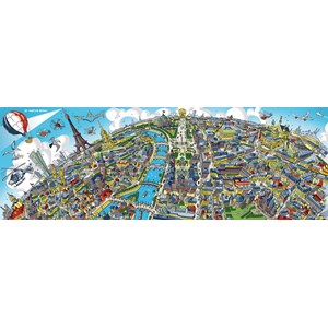 Schmidt Spiele (59597) - Hartwig Braun: "Paris Cityscape" - 1000 pezzi