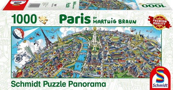 Schmidt Spiele (59597) - Hartwig Braun: "Paris Cityscape" - 1000 pezzi