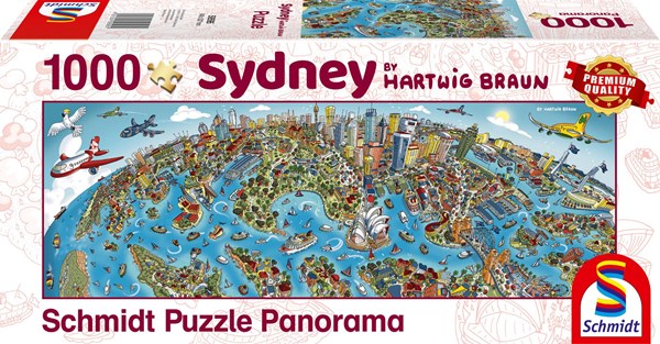 Schmidt Spiele (59595) - Hartwig Braun: "Sidney Cityscape" - 1000 pezzi