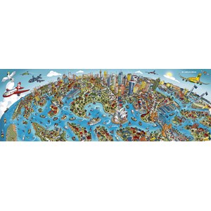 Schmidt Spiele (59595) - Hartwig Braun: "Sidney Cityscape" - 1000 pezzi