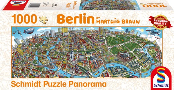 Schmidt Spiele (59594) - Hartwig Braun: "Berlin Cityscape" - 1000 pezzi