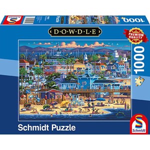 Schmidt Spiele (59642) - Eric Dowdle: "Newport Beach" - 1000 pezzi
