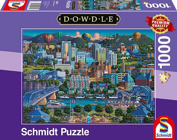 Schmidt Spiele (59641) - Eric Dowdle: "Chattanoga" - 1000 pezzi