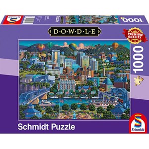 Schmidt Spiele (59641) - Eric Dowdle: "Chattanoga" - 1000 pezzi