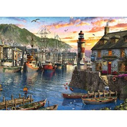 Ravensburger (15045) - "Sunrise at the Port" - 500 pezzi