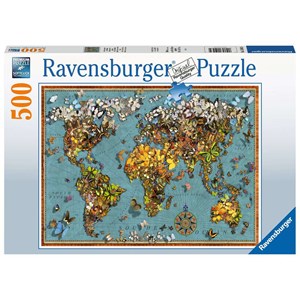 Ravensburger (15043) - "World of Butterflies" - 500 pezzi