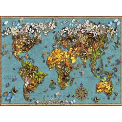 Ravensburger (15043) - "World of Butterflies" - 500 pezzi