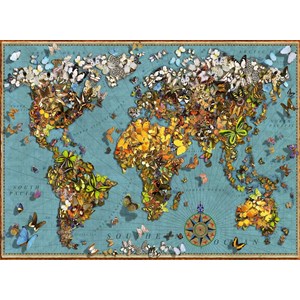 Ravensburger (15043) - "World of Butterflies" - 500 pezzi