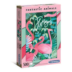 Clementoni (35067) - "Flamingos" - 500 pezzi