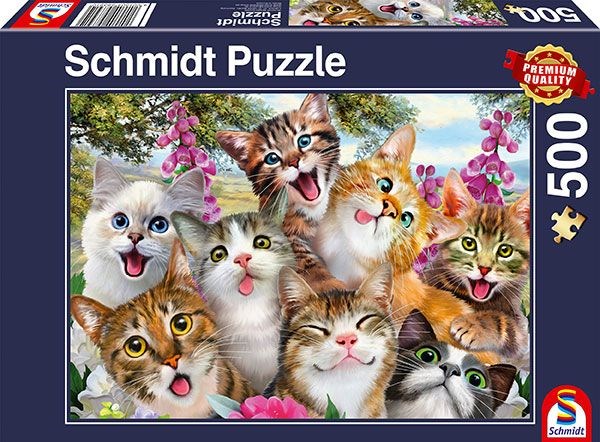 Schmidt Spiele (58391) - "Cat Selfie" - 500 pezzi