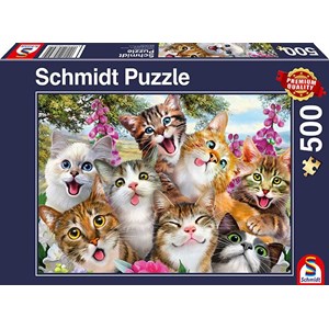 Schmidt Spiele (58391) - "Cat Selfie" - 500 pezzi