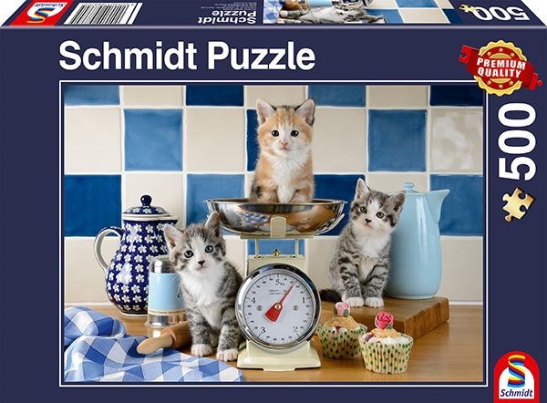 Schmidt Spiele (58370) - "Cats in the Kitchen" - 500 pezzi