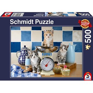 Schmidt Spiele (58370) - "Cats in the Kitchen" - 500 pezzi