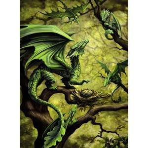 Ravensburger (14789) - Ann Stookey: "Forest Dragon" - 500 pezzi