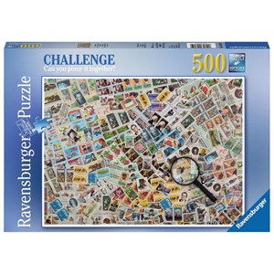 Ravensburger (14805) - "Stamps Challenge" - 500 pezzi