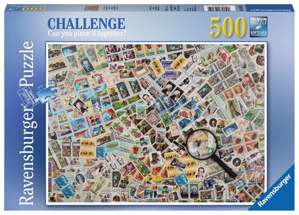 Ravensburger (14805) - "Stamps Challenge" - 500 pezzi