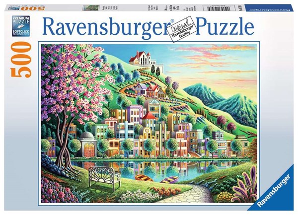 Ravensburger (14798) - "Blossom Park" - 500 pezzi