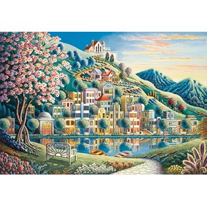 Ravensburger (14798) - "Blossom Park" - 500 pezzi