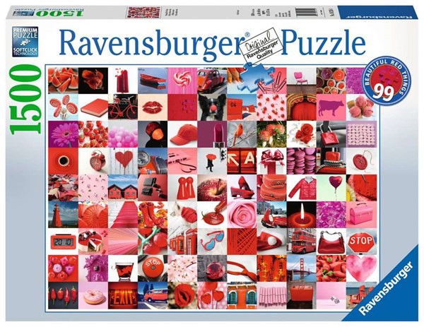 Ravensburger (16215) - "99 Beautiful Red Things" - 1500 pezzi
