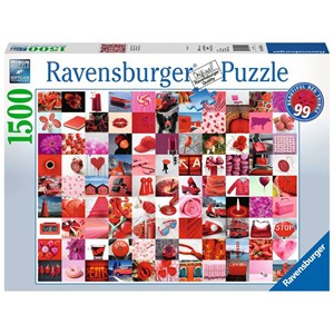 Ravensburger (16215) - "99 Beautiful Red Things" - 1500 pezzi