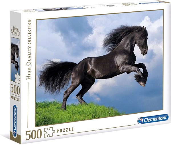 Clementoni (35071) - "Black Horse" - 500 pezzi