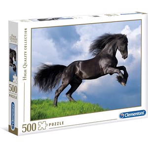 Clementoni (35071) - "Black Horse" - 500 pezzi