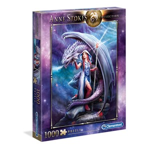 Clementoni (39525) - Anne Stokes: "Dragon Mage" - 1000 pezzi