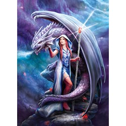 Clementoni (39525) - Anne Stokes: "Dragon Mage" - 1000 pezzi