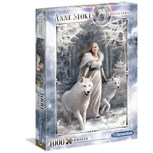 Clementoni (39477) - Anne Stokes: "Winter Guardians" - 1000 pezzi