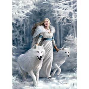 Clementoni (39477) - Anne Stokes: "Winter Guardians" - 1000 pezzi